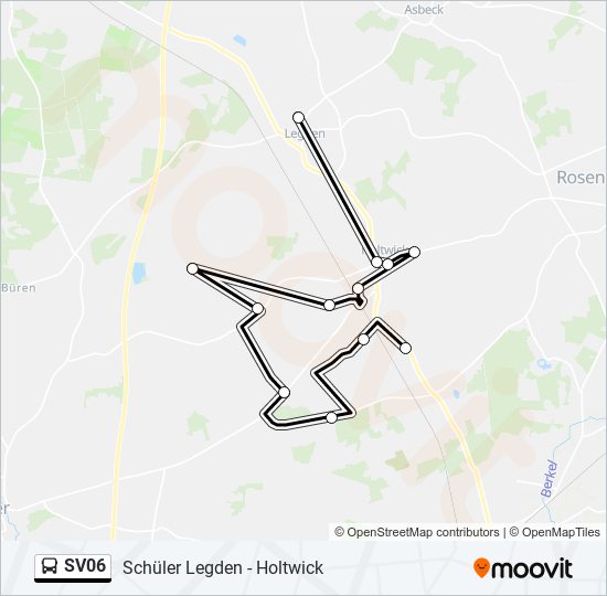 SV06 bus Line Map