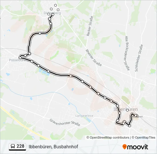 228 Bus Line Map