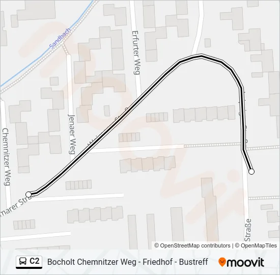 C2 Bus Line Map