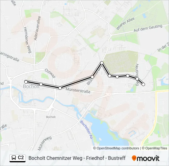 C2 Bus Line Map