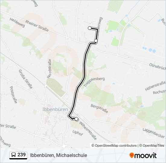 239 bus Line Map