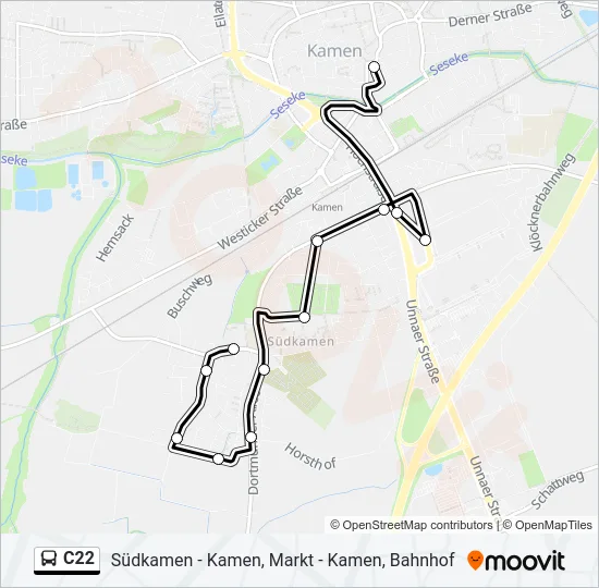 C22 Bus Line Map