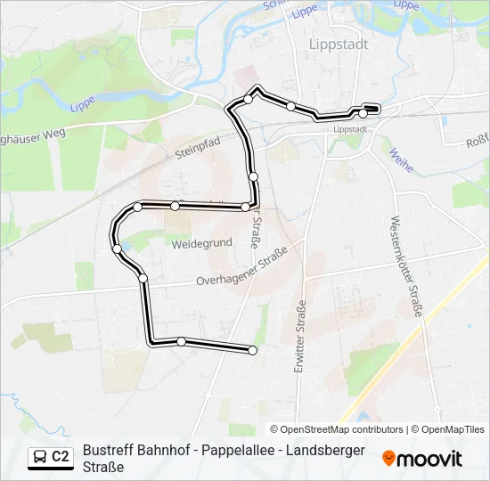 C2 Bus Line Map