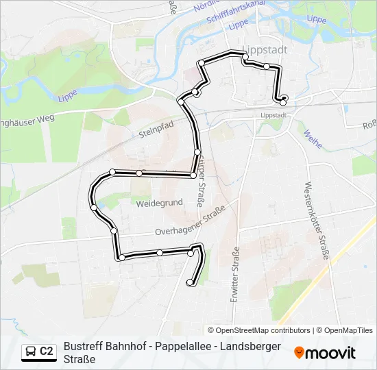 C2 Bus Line Map