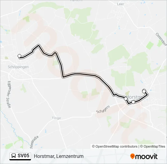 SV05 Bus Line Map