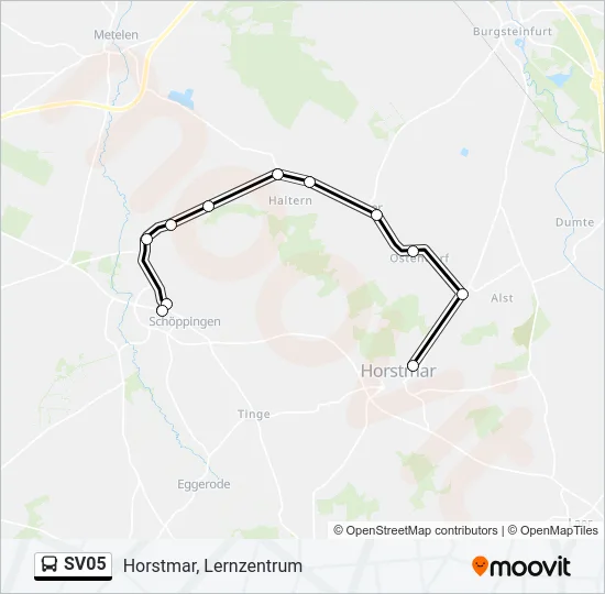 SV05 Bus Line Map