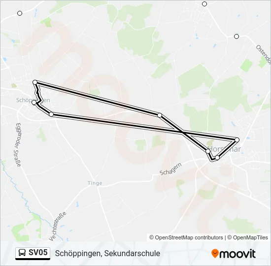 SV05 Bus Line Map