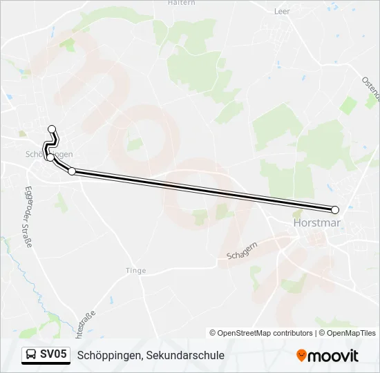SV05 Bus Line Map