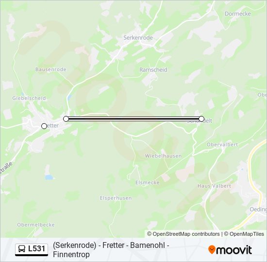 l531 Route: Schedules, Stops & Maps - Schöndelt (Updated)