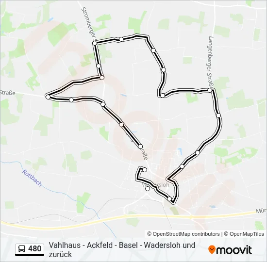 480 Bus Line Map