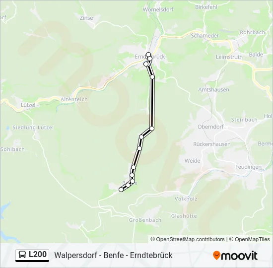 L200 Bus Line Map