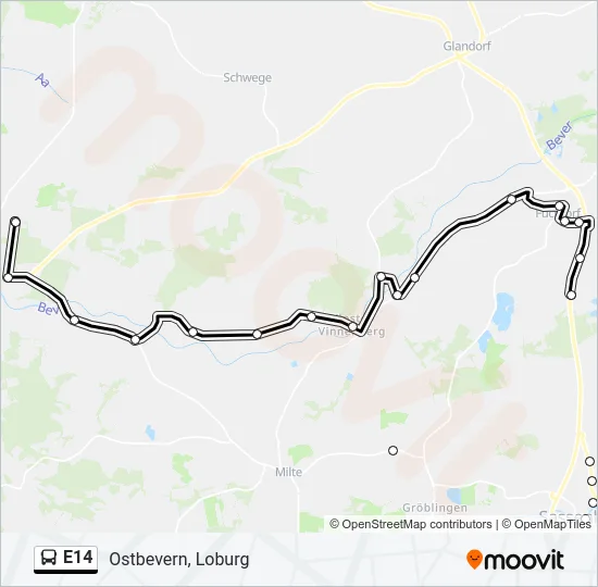 E14  Line Map