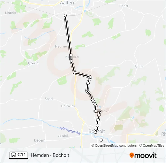 C11 Bus Line Map