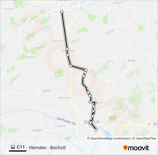 C11 Bus Line Map