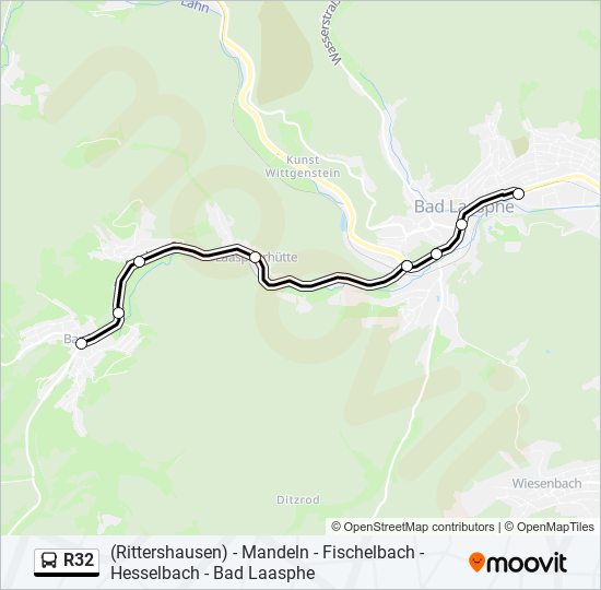 r32 Route: Schedules, Stops & Maps - Banfe Eiche (Updated)