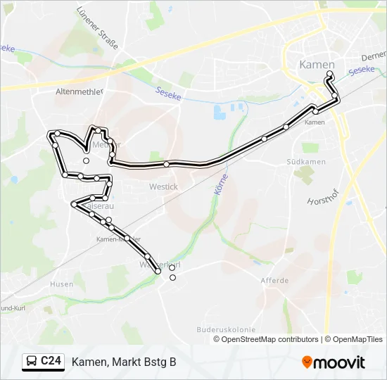 C24 Bus Line Map