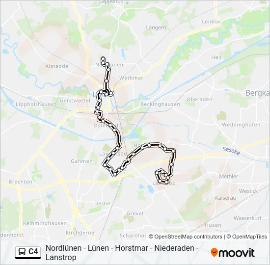 C4 Bus Line Map