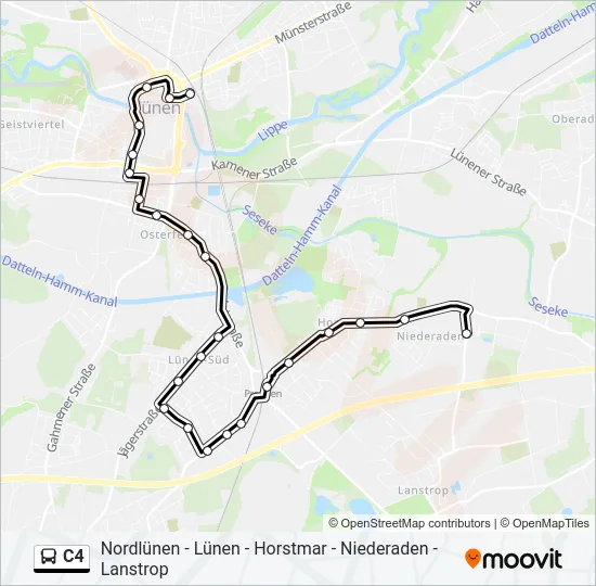 C4 Bus Line Map