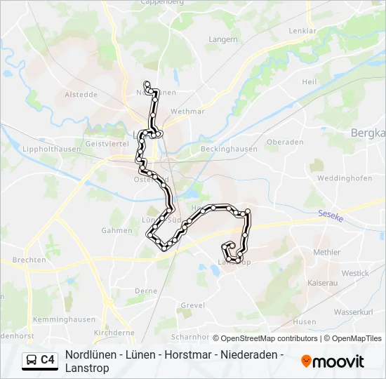 C4 Bus Line Map