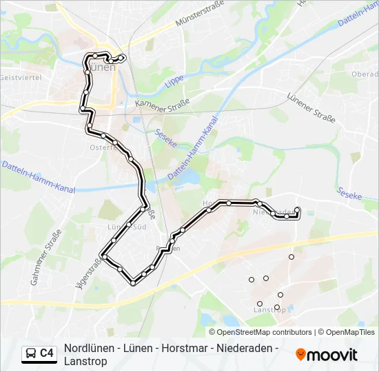 C4 Bus Line Map