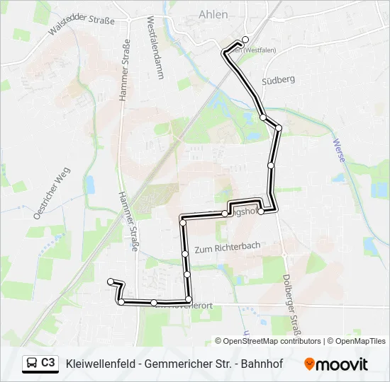 C3 Bus Line Map