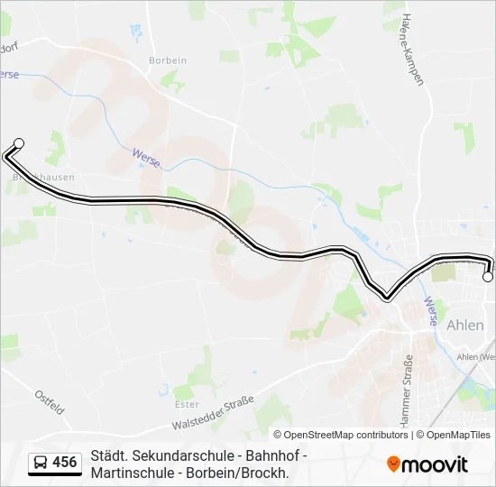 Автобус 456: карта маршрута