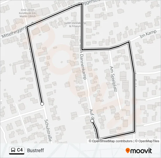 C4 Bus Line Map