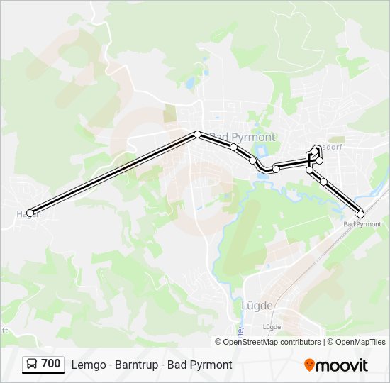 700 Route: Schedules, Stops & Maps - B.P-Hagen, Mitte (Updated)