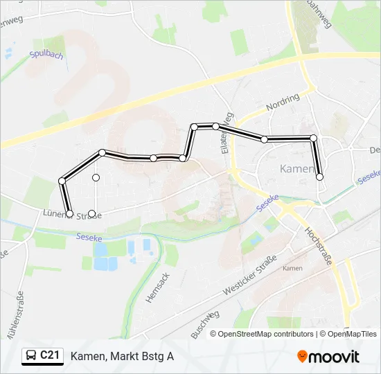 C21 Bus Line Map
