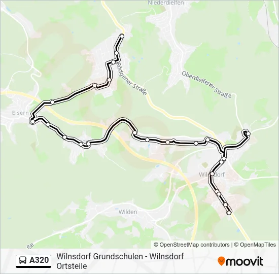 A320 Bus Line Map
