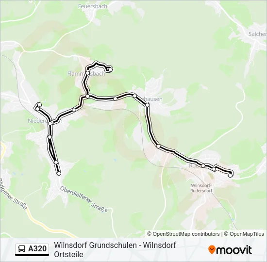 A320 Bus Line Map