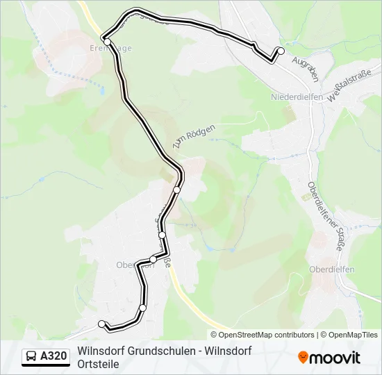 A320 Bus Line Map