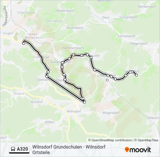 A320 Bus Line Map