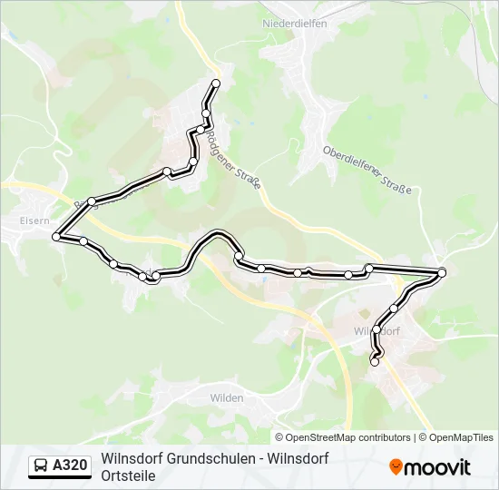 A320 Bus Line Map