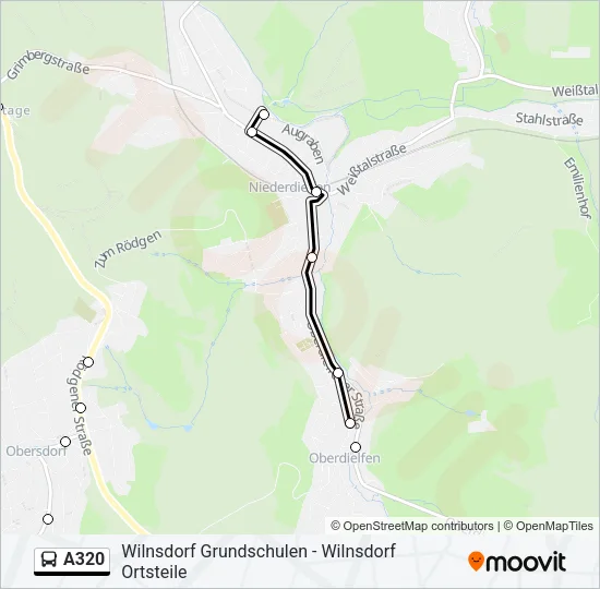A320 Bus Line Map