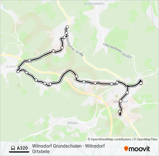A320 Bus Line Map