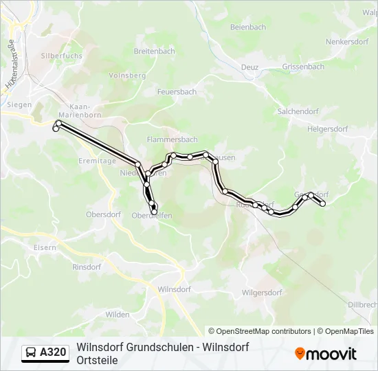 A320 Bus Line Map
