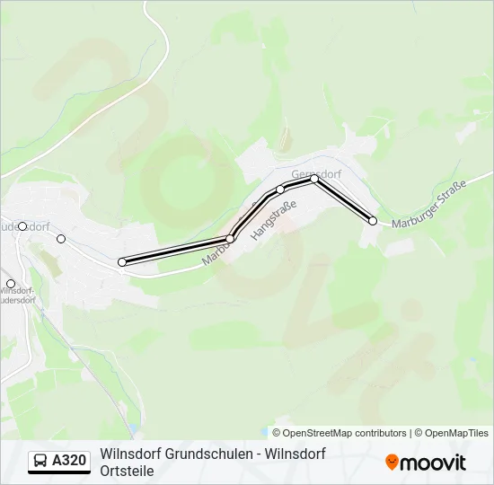 A320 Bus Line Map
