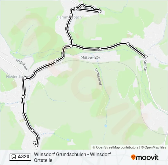 A320 Bus Line Map
