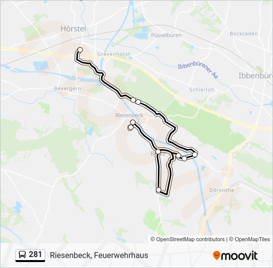 281 Route: Schedules, Stops & Maps - Riesenbeck, Feuerwehrhaus (Updated)