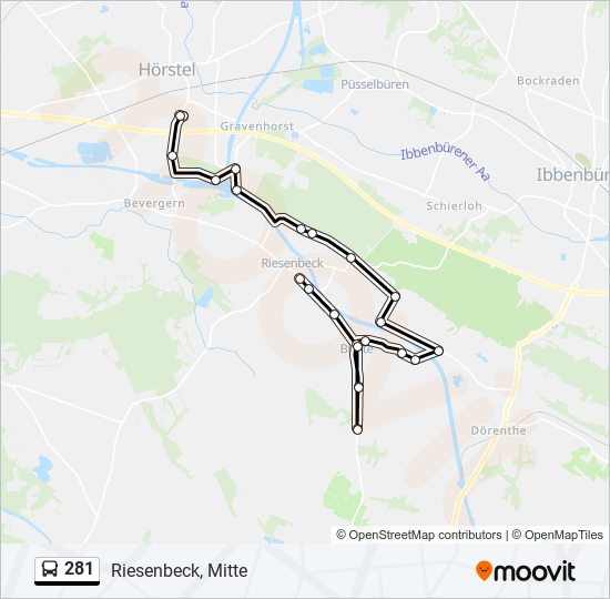 281 Route: Schedules, Stops & Maps - Riesenbeck, Mitte (Updated)