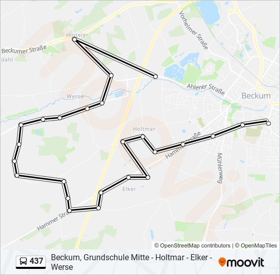 437 Route: Schedules, Stops & Maps - Beckum, Katharinenhof (Updated)