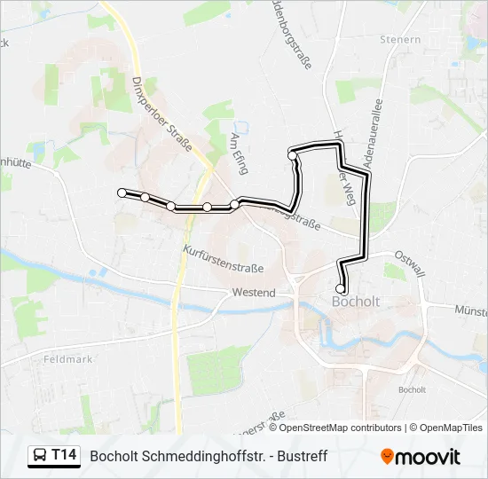 T14  Line Map