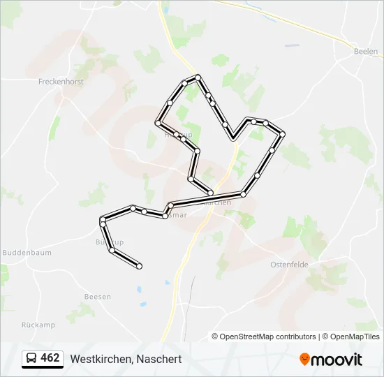 462 Bus Line Map