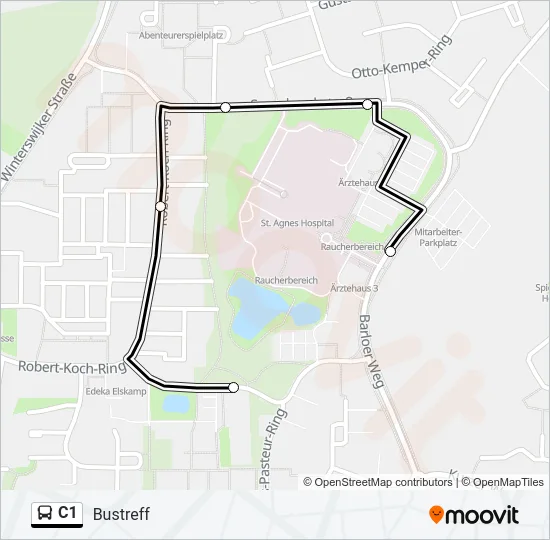 C1 Bus Line Map