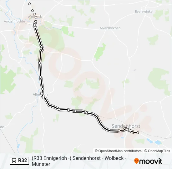 R32 Bus Line Map