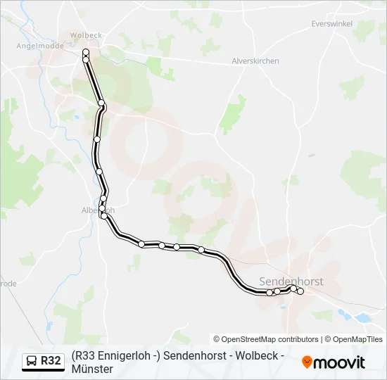 R32 Bus Line Map