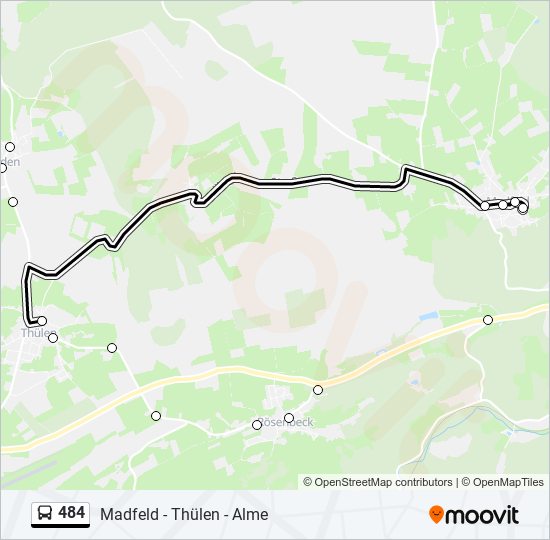 484 Route: Schedules, Stops & Maps - Madfeld, Grundschule (updated)