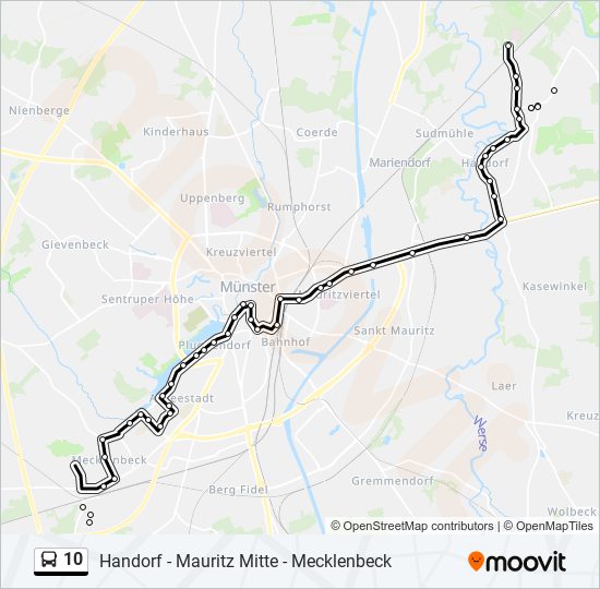 10 Route: Fahrpläne, Haltestellen & Karten - Münster Fachklinik ...