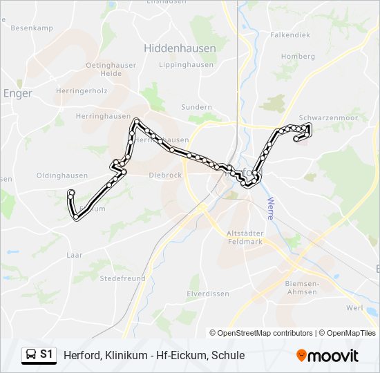 s1 Route: Schedules, Stops & Maps - Eickum Schule (Updated)